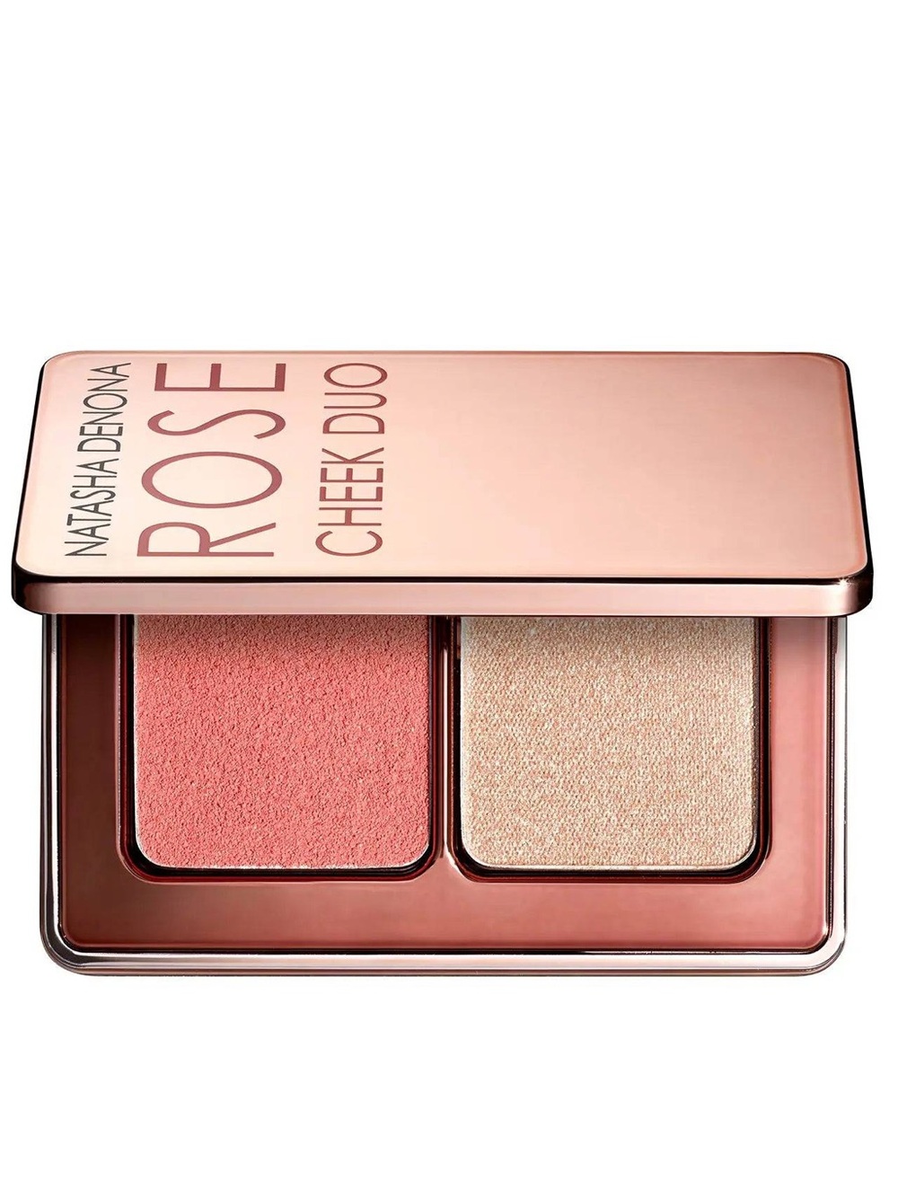 NATASHA DENONA ROSE Cream Cheek Blush Highlighter Duo Compact Palette